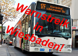 Busstreik in Wiesbaden