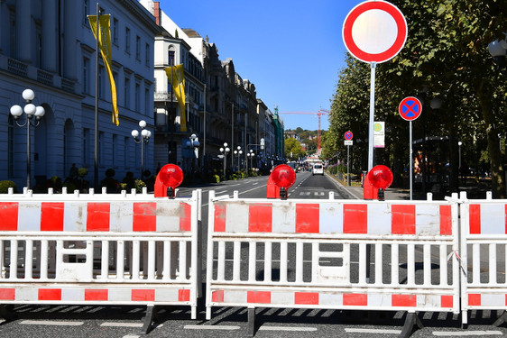 Verkehrshinweise für den City Biathlon in Wiesbaden. Mehrere Straße sind am Sonntag, 11. August, gesperrt.