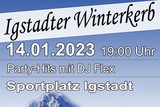 Es ist wieder Winterkerb in Igstadt am Samstag, 14. Januar 2023.