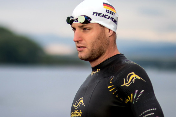 Doppelweltmeister im Langstreckenschwimmen Christian Reichert ist Laufpate beim 25. Wallauer Mittsommerlauf am 10. Juni