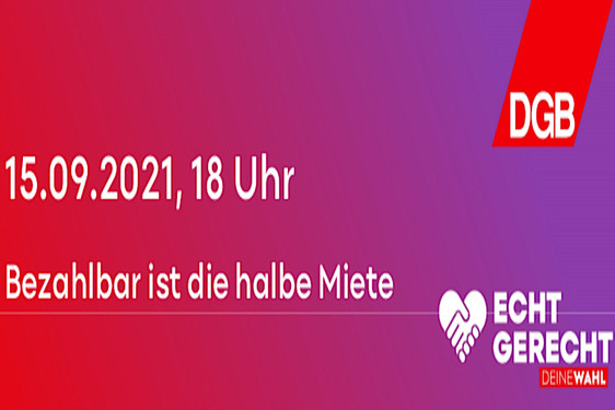 Outdoor-Podiumsdiskussion am 15. Septebmer 2021 in Wiesbaden: "Wie schaffen wir bezahlbaren Wohnraum für alle?"