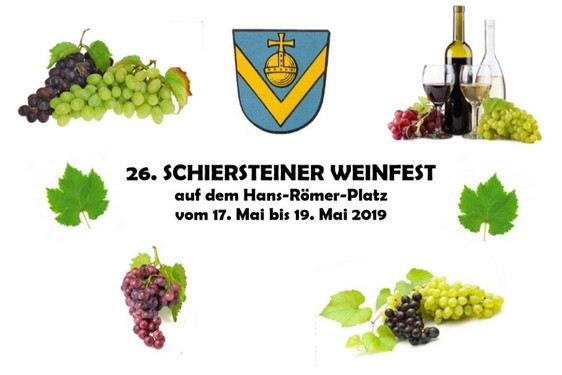 Das 26. Schiersteiner Weinfest erwartet Ihren Besuch.