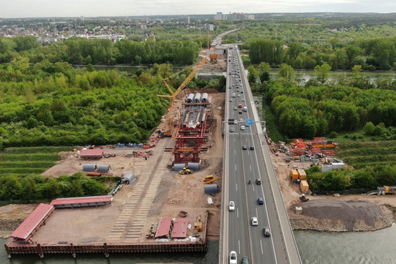 Schiersteiner Brücke an drei Wochenenden wegen Bauarbeiten gesperrt