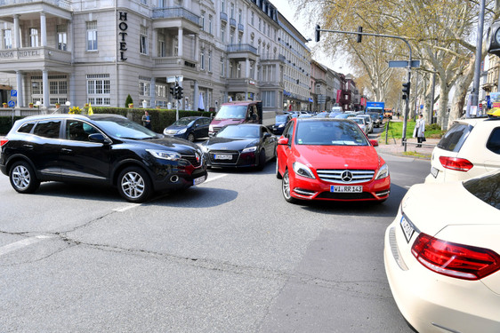 Genaue Zählungen per Wärmebildkamera ermöglichen in Zukunft eine optimale Verkehrssteuerung in Wiesbaden.