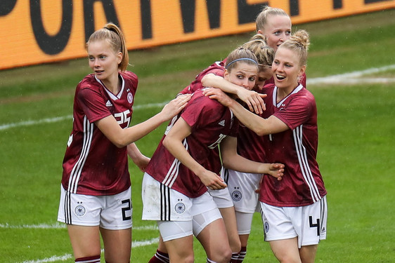 DFB-Nationalmannschaft der Damen empfingen am Samstag Australien in der Wiesbadener BRITA Arena