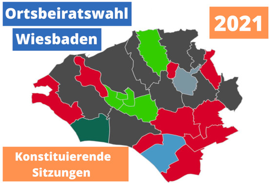 Wiesbadens Ortsbeiräte konstituieren in der letzten April-Woche in öffentlichen Sitzungen.
