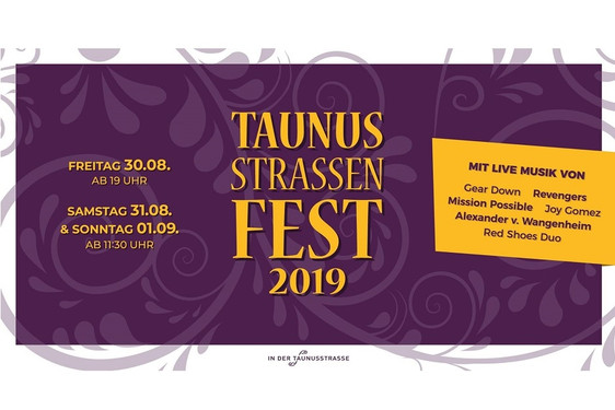 Das Taunusstrassenfest vom 31. August bis 1. September in Wiesbaden.