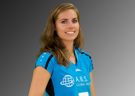 Künftig als Spielführerin am Ball: VCW-Außenangreiferin Esther van Berkel