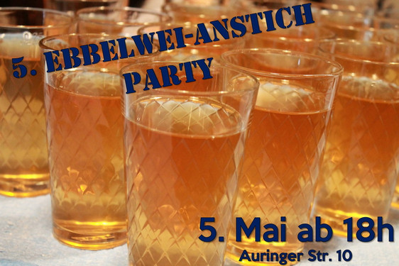 Ebbelwei-Anstich-Party