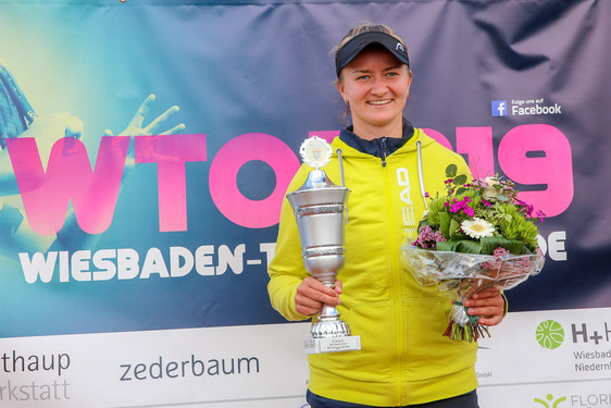 Wiesbaden Tennis Open diesmal in Wiesbaden-Nordenstadt / Archivfoto Siegerin von 2019