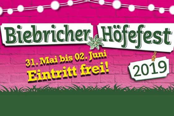 Plakat zum Biebricher Höfefest