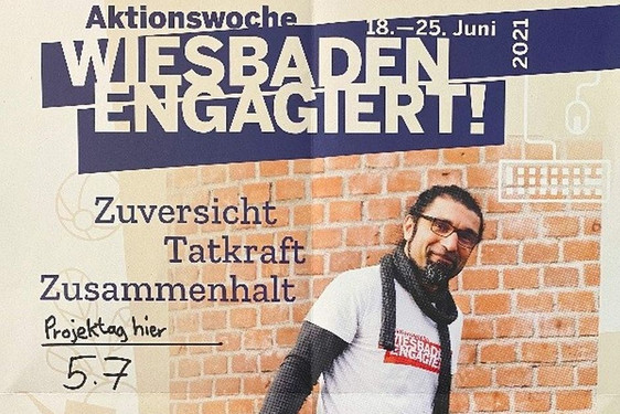 Plakat "Wiesbaden engagiert"