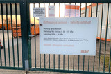 Wertstoffhof Wiesbaden-Dotzheim nach wenigen Stunden am Dienstagvormittag leider wieder geschlossen.