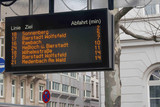 Kurzzeitige Störung der Live-Abfahrtszeiten und der dynamischen Anzeigen an den Bushaltestellen in Wiesbaden.