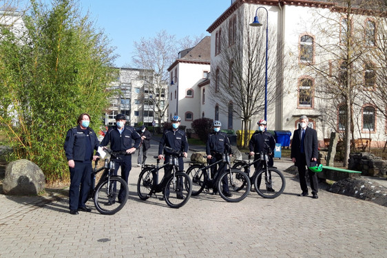 Am Dienstag wurde die neue Fahrradstaffel der Kommunalen Verkehrspolizei vorgestellt.