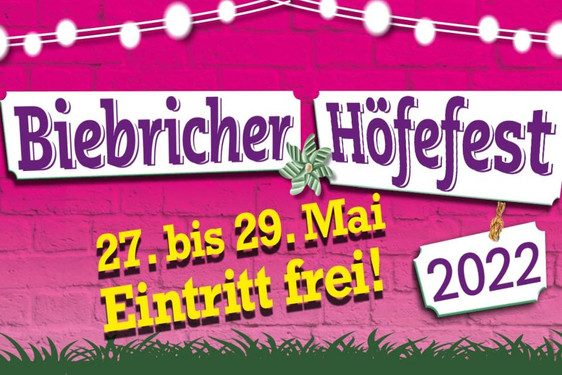 Ende Mai ist endlich wieder Höfefest in Wiesbaden-Biebrich