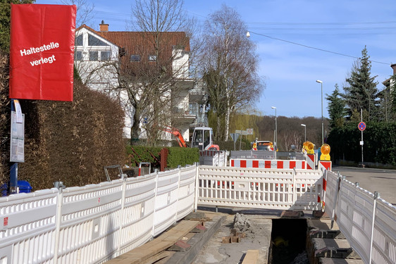 Wegen Bauarbeiten können in Dotzheim zwei Haltestellen nicht angefahren werden.