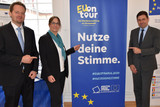 Regierungspräsident Jan Hilligardt ruft auch die Wiesbadener Bürger dazu auf am kommenden Sonntag zur Europawahl wählen zu gehen.