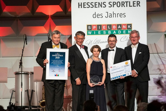 Der 1. Preis des ODDSET Zukunftspreises, des Landessportbund Hessen e.V. und LOTTO Hessen ging an den TSV Kirch-Brombach e.V..