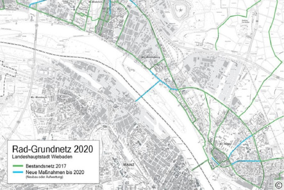 Der neue Rad-Grundnetz-Plan 2020 liegt vor.