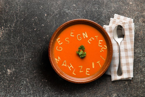 Buchstaben Suppe