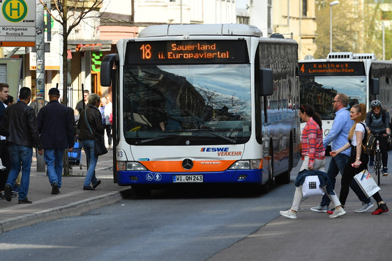 Neue Buslinie und Verbesserungen des ÖPNV-Angebots in Wiesbaden ab dem 15. Dezember 2019.