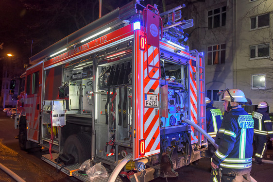 Feuerwehr Wiesbaden twitterte am Montag von ihrem Arbeitsalltag