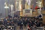 Adventskonzert in der Marktkirche Wiesbaden mit dem Landespolizeiorchester Hessen am Freitag, 8. Dezember 2023.