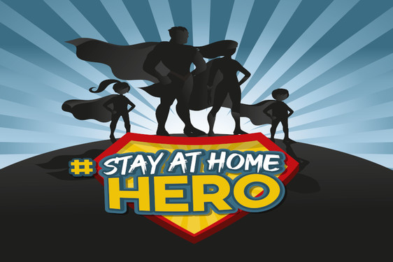 Die Online-Kampagne #StayathomeHero findet zahlreiche Unterstützer in den sozialen Netzwerken.