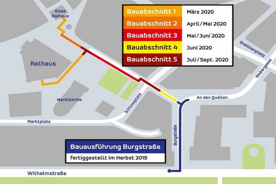 Das Fernwärmenetz im Herzen von Wiesbaden wird bis zum Schlossplatz verlänget