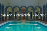 Bleibt vorerst geschlossen: die Kaiser-Friedrich-Therme in Wiesbaden.