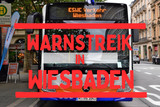 Warnstreik: Am Freitag, 2. Februar, fahren in Wiesbaden keine Stadtbusse.