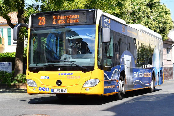 Umleitungen, Haltestellenverlegungen und geänderten Fahrpläne der ESWE Buslinien 28 und 33 in Mainz-Kastel 2020/2021.