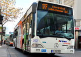 Streikende - Busse fahren in Wiesbaden wieder