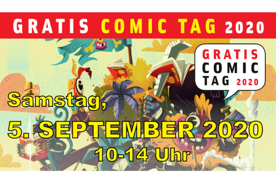 Der Gratis Comic Tag findet am 5. September in der Mauritius-Mediathek statt.