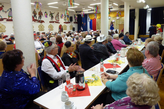 Die Wiesbadener Senioren Union feierte ihren traditionellen Kreppelkaffee im Haus der Heimat