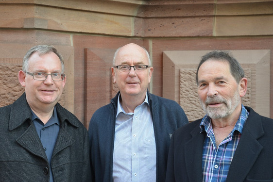 Der Vorstand der Amos-Stiftung (von links): Dietmar Horsmann, Dr. Christian Fischer und Gert Rübenach.