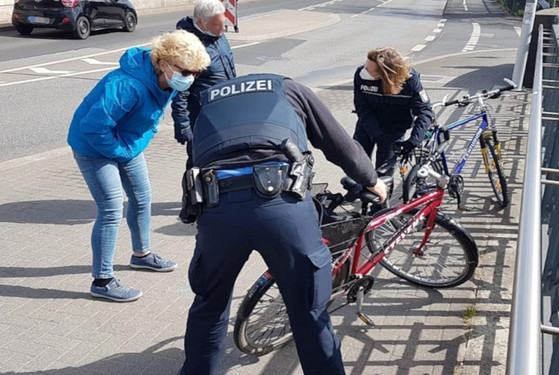 Aktionstag "sicher.mobil.leben": Radfahrer im Blick der Polizei in und um Wiesbaden.