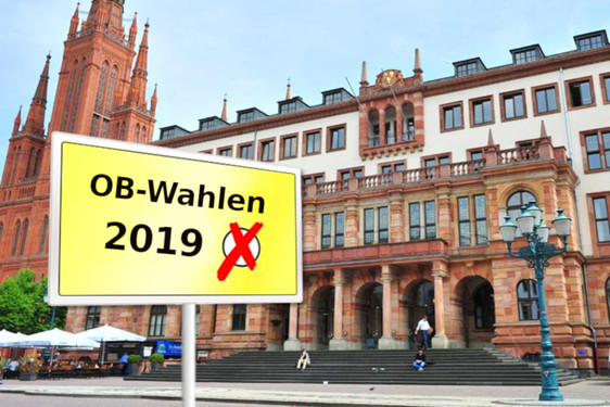 Die Entscheidung in der Oberbürgermeisterwahl Wiesbaden 2019. Am Sonntag, 16. Juni, gehen Gert-Uwe Mende und Eberhard Seidensticker in die Stichwahl.