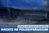 Nachts im Polizeipräsidium - erleben, informieren, bewerben. Informationsveranstaltung zum Polizeiberuf in Wiesbaden.