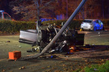 Ein schwerer Verkehrsunfall ereignete sich am Samstagabend im Gustav-Stresemann-Ring in Wiesbaden. Ein Mercedes kollidierte mit einem VW Golf. Sechs Personen wurde dabei schwer verletzt. Zahlreiche Rettungskräfte waren im Einsatz.