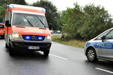 Ein Autofahrer ist am Dienstagnachmittag betrunken von der Fahrbahn der A671 an der Anschlussstelle Hochheim-Nord abgekommen.