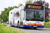 In Wiesbaden-Nordnestadt kommt in zum Umleitungen von mehreren Buslinien.
