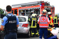 Ein Autofahrer krachte am Donnerstagmorgen bei Wiesbaden-Erbenheim auf der A66 gegen die Mittelschutzleitplange. Der Mann musste von der Feuerwehr aus dem Wagen geschnitten werden.