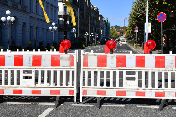 Straßensperrungen wegen des City-Biathlons am Samstag und Sonntag in Wiesbaden.