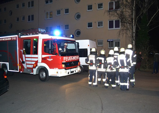 Feuer in der Teplitzstraße in Biebrich