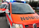 Notarzt und Rettungswagen in Wiesbaden