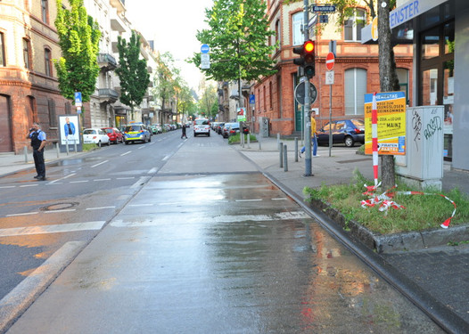 Tödlicher Unfall am Montag in der Oranienstraße
