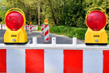 Die Abbiegespur von der B455 zum Siegfriedring in Wiesbaden, muss wegen Bauarbeiten gesperrt werden.