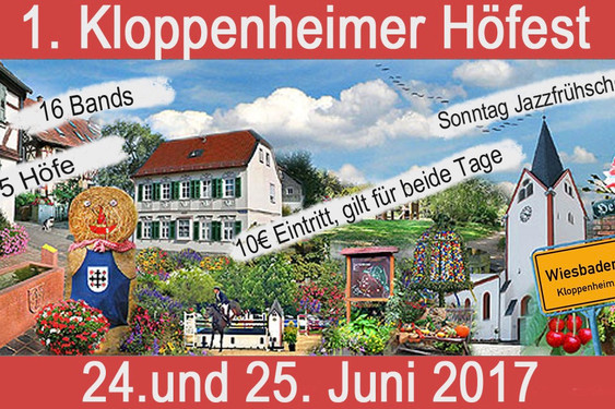Flyer Kloppenheimer Höfefest